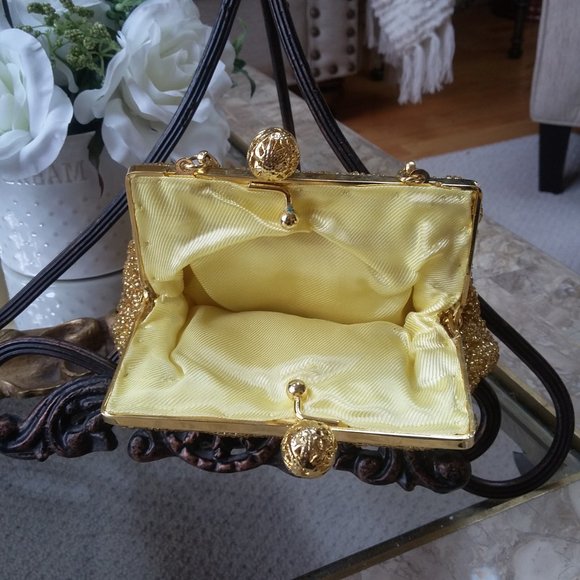 OH MY SO Glam MINI Beaded VINTAGE Chain BAG - Picture 2 of 2